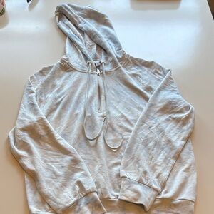 Liverpool Light blue and white tie dye  3/4 zip Sweater